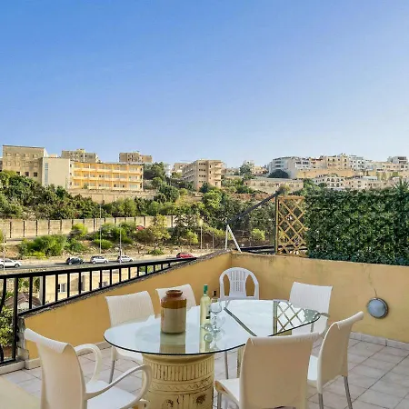 Charming 2br With Large Terrace And Valley Views St Julians Apartment